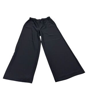 Elizabeth and James Women's Wide Leg Black Pants Sz L